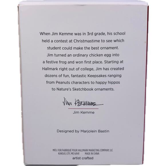 Hallmark BATHING BLUE JAYS‎ Keepsake Ornament #5 Marjolein's Garden Series 2018 - Picture 8 of 11